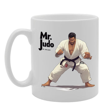 11Oz Ceramic  Featuring Popular Sports Designs From Around The World – Ideal For Sports Fans And Enthusiasts (Judo Mg6563) - Funny Printed Coffee Mug - Great Gift Idea