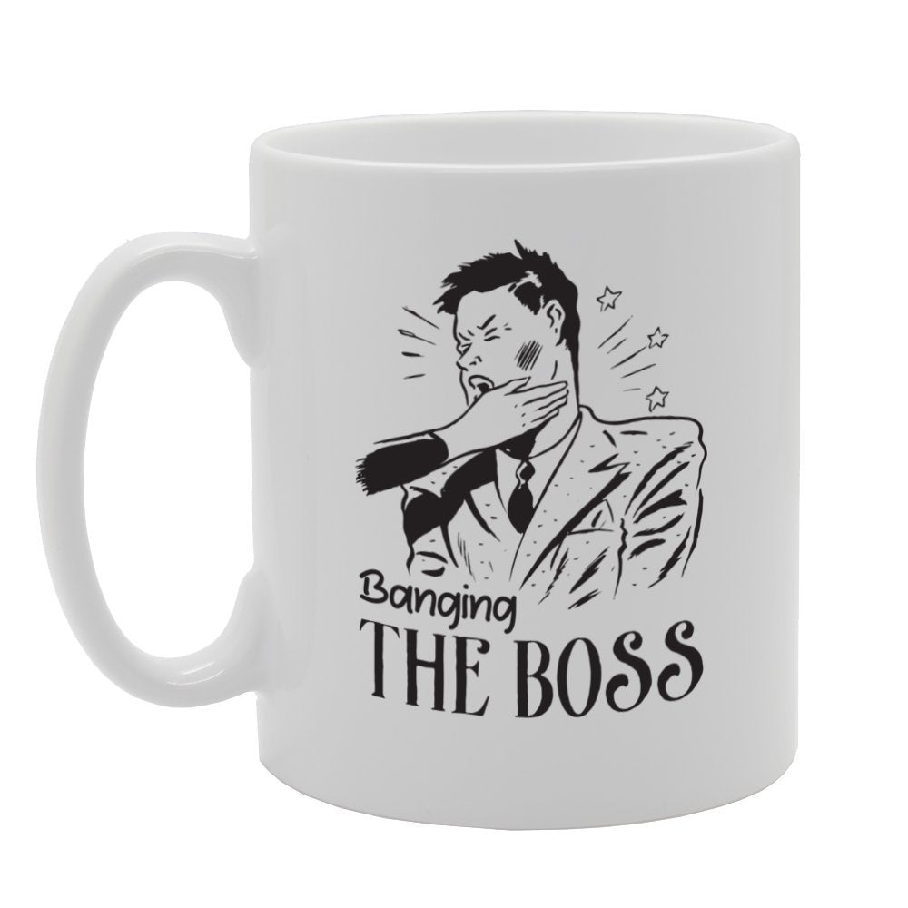Banging The Boss (A)   Printed Tea Coffee Ceramic  Mg3993 - Funny Printed Coffee Mug - Great Gift Idea