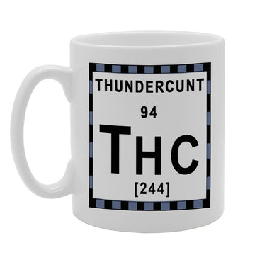 Thundercunt/Thc/Funny/   Printed Tea Coffee Ceramic  Mg287 - Funny Printed Coffee Mug - Great Gift Idea