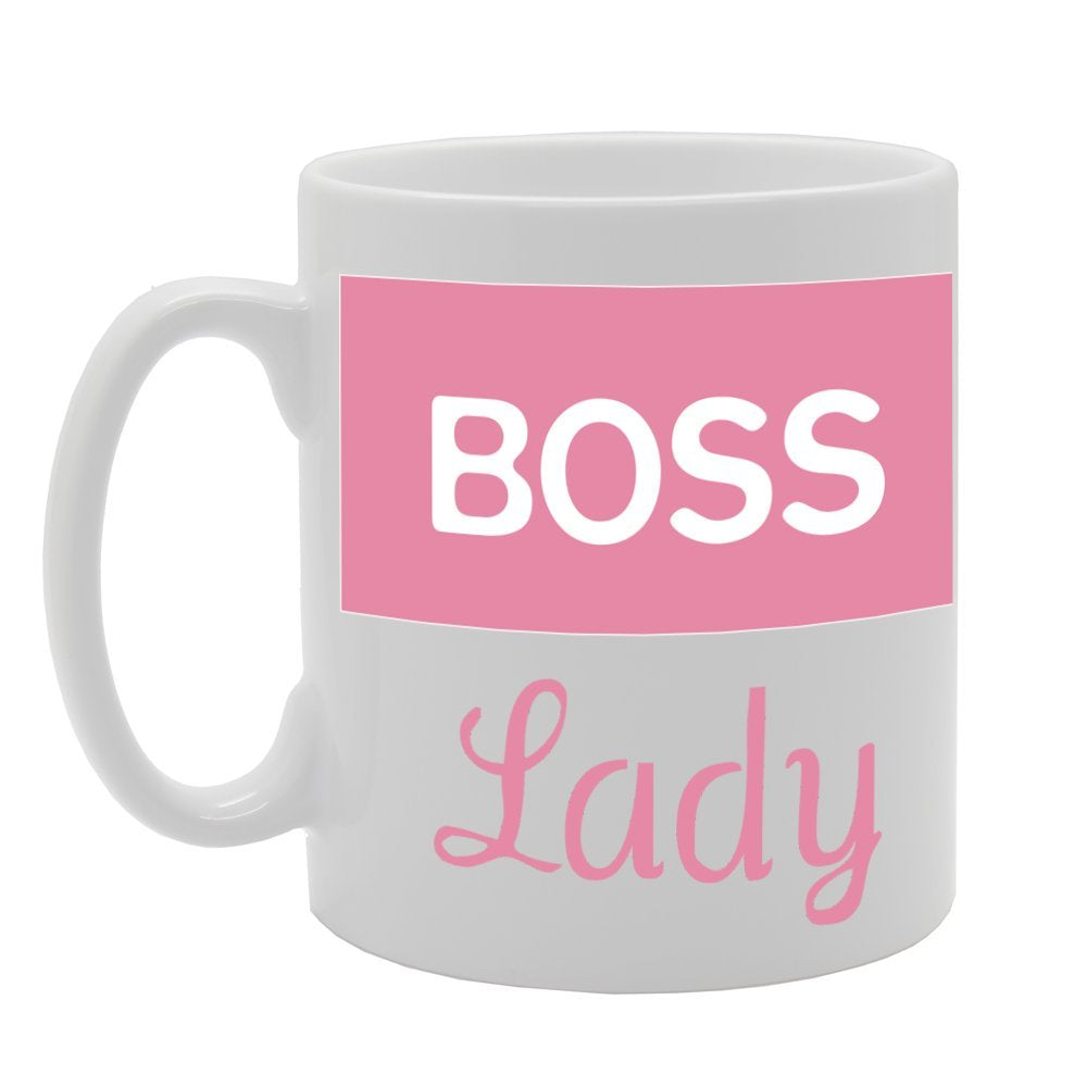 Pink Boss Lady   Printed Tea Coffee Ceramic  Mg1152 - Funny Printed Coffee Mug - Great Gift Idea