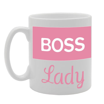 Pink Boss Lady   Printed Tea Coffee Ceramic  Mg1152 - Funny Printed Coffee Mug - Great Gift Idea