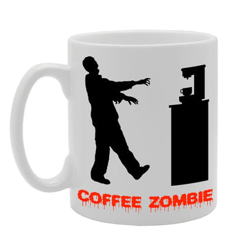 Coffee Zombie   Printed Tea Coffee Ceramic  Mg116 - Funny Printed Coffee Mug - Great Gift Idea