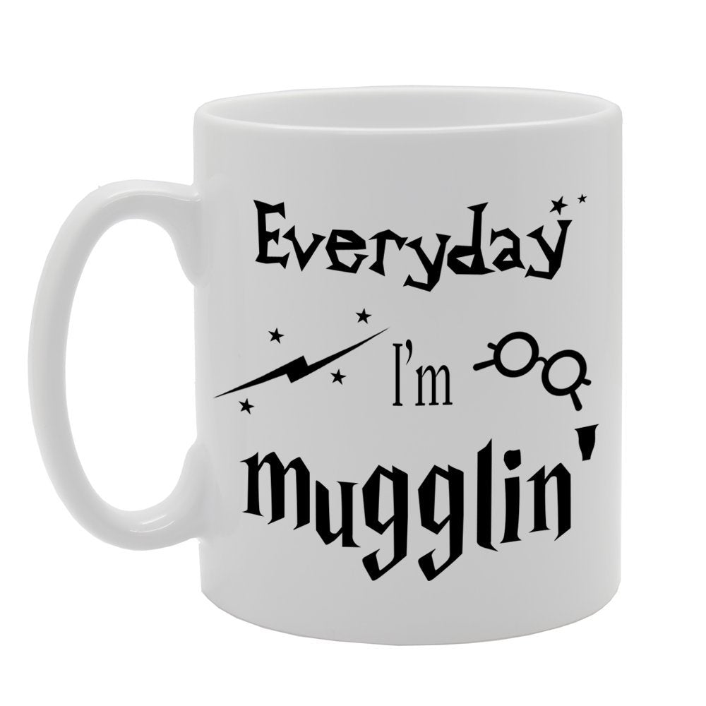 Everyday I'M Glin   Printed Tea Coffee Ceramic  Mg619 - Funny Printed Coffee Mug - Great Gift Idea