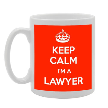 Keep Calm I'M A Lawyer   Printed Tea Coffee Ceramic  Mg730 - Funny Printed Coffee Mug - Great Gift Idea