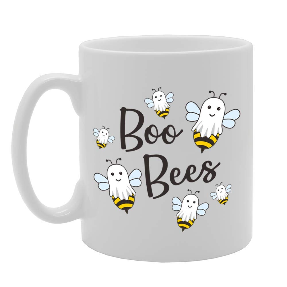 Boo Bees - 6 Bees   Printed Tea Coffee Ceramic  Mg4602 - Funny Printed Coffee Mug - Great Gift Idea