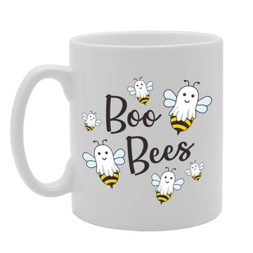 Boo Bees - 6 Bees   Printed Tea Coffee Ceramic  Mg4602 - Funny Printed Coffee Mug - Great Gift Idea