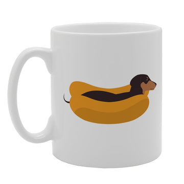 Very Funny Hot Dog   Printed Tea Coffee Ceramic  Mg2571 - Funny Printed Coffee Mug - Great Gift Idea