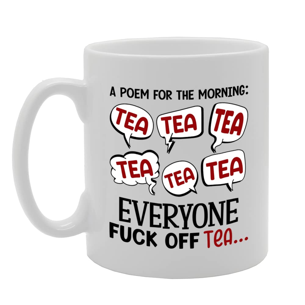 Tea Tea Tea Repeat Funny   Printed Tea Coffee Ceramic  Mg5611 - Funny Printed Coffee Mug - Great Gift Idea