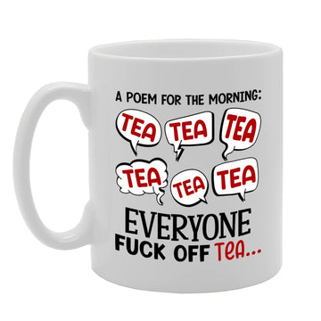 Tea Tea Tea Repeat Funny   Printed Tea Coffee Ceramic  Mg5611 - Funny Printed Coffee Mug - Great Gift Idea