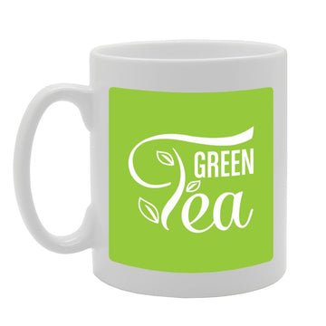 Green Tea   Printed Tea Coffee Ceramic  Mg2274 - Funny Printed Coffee Mug - Great Gift Idea