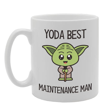 Yoda Best Maintenance Man   Printed Tea Coffee Ceramic  Mg5153 - Funny Printed Coffee Mug - Great Gift Idea