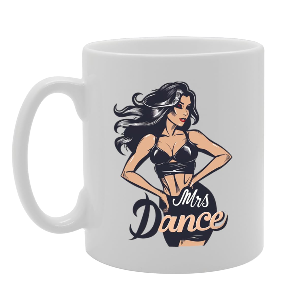 Mrs Dance  - Ideal For Dancers And Dance Enthusiasts, 11Oz Ceramic Coffee  For Performers And Choreography Lovers Mg5942 - Funny Printed Coffee Mug - Great Gift Idea