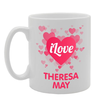 I Love Heart Theresa May Tory Party Conservatives   Printed Tea Coffee Ceramic  Mg3892 - Funny Printed Coffee Mug - Great Gift Idea
