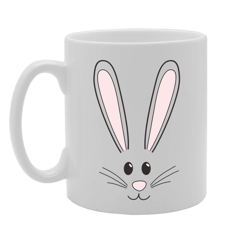 Bunny Cup   Printed Tea Coffee Ceramic  Mg4696 - Funny Printed Coffee Mug - Great Gift Idea