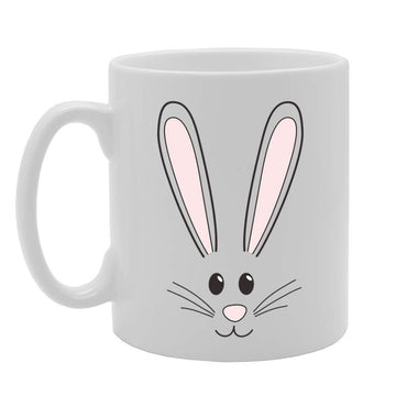 Bunny Cup   Printed Tea Coffee Ceramic  Mg4696 - Funny Printed Coffee Mug - Great Gift Idea