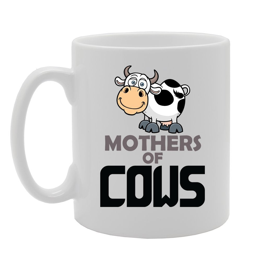 Mothers Of Cows   Printed Tea Coffee Ceramic  Mg4162 - Funny Printed Coffee Mug - Great Gift Idea