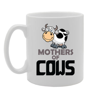 Mothers Of Cows   Printed Tea Coffee Ceramic  Mg4162 - Funny Printed Coffee Mug - Great Gift Idea