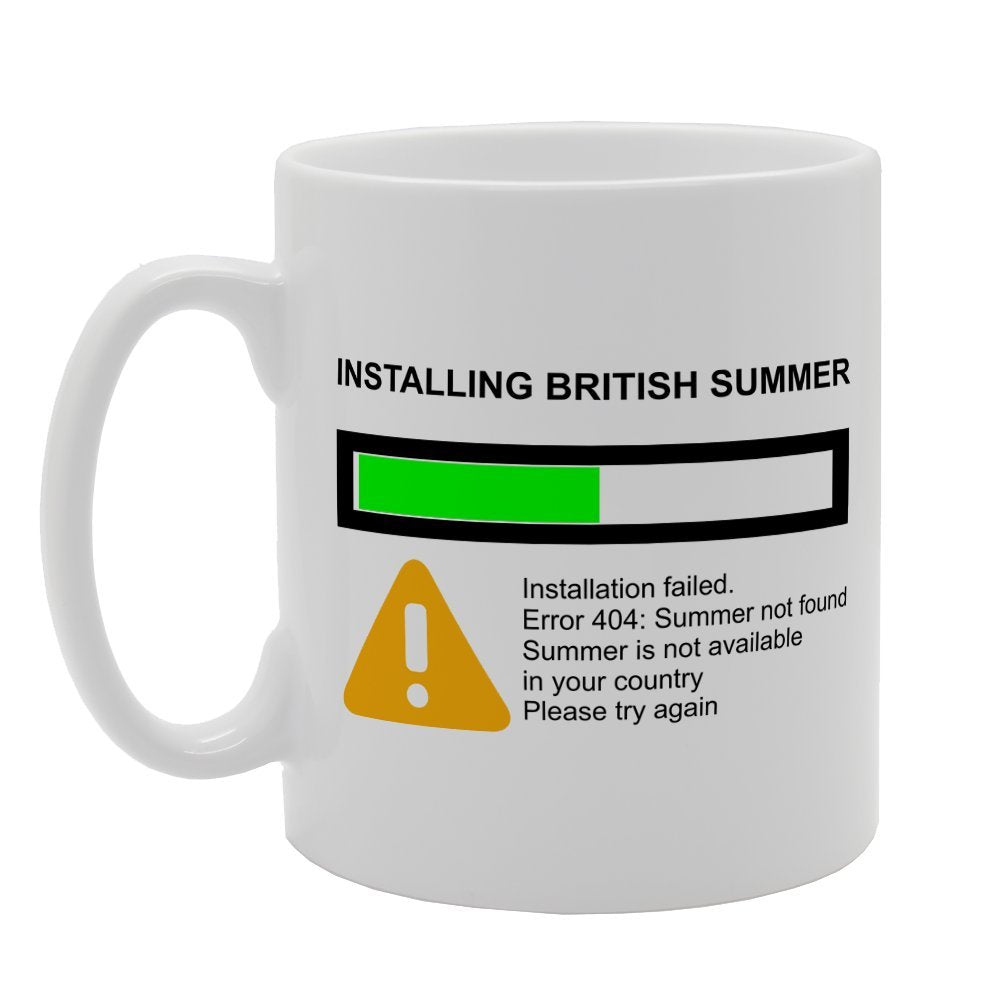Installing Great Brithish Summer Failed   Printed Tea Coffee Ceramic  Mg2452 - Funny Printed Coffee Mug - Great Gift Idea