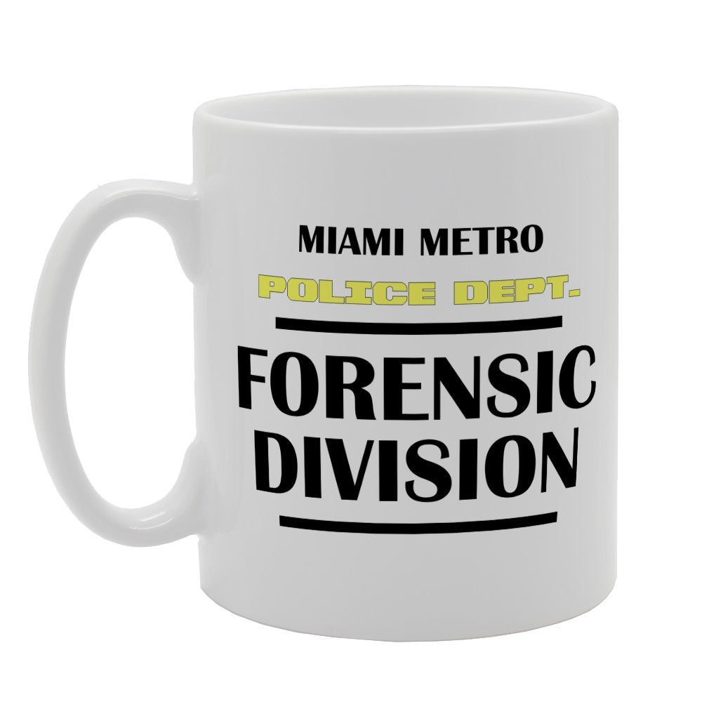 Miami Metro Police Dept. Forensic Division   Printed Tea Coffee Ceramic  Mg2470 - Funny Printed Coffee Mug - Great Gift Idea