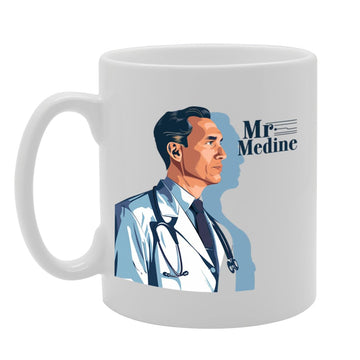Mr Medicine  - Ideal For Doctors And Healthcare Professionals, 11Oz Ceramic Coffee  For Medical Experts And Health Enthusiasts Mg5965 - Funny Printed Coffee Mug - Great Gift Idea