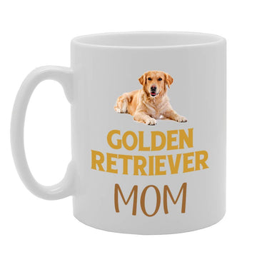 Golden Retriever Mom   Printed Tea Coffee Ceramic  Mg4584 - Funny Printed Coffee Mug - Great Gift Idea