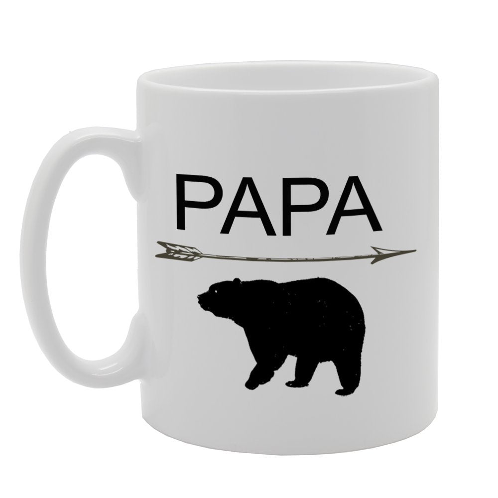 Papa Bear   Printed Tea Coffee Ceramic  Mg779 - Funny Printed Coffee Mug - Great Gift Idea