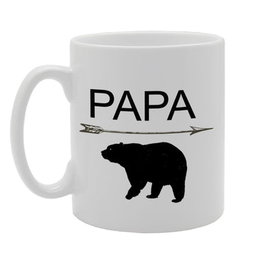 Papa Bear   Printed Tea Coffee Ceramic  Mg779 - Funny Printed Coffee Mug - Great Gift Idea
