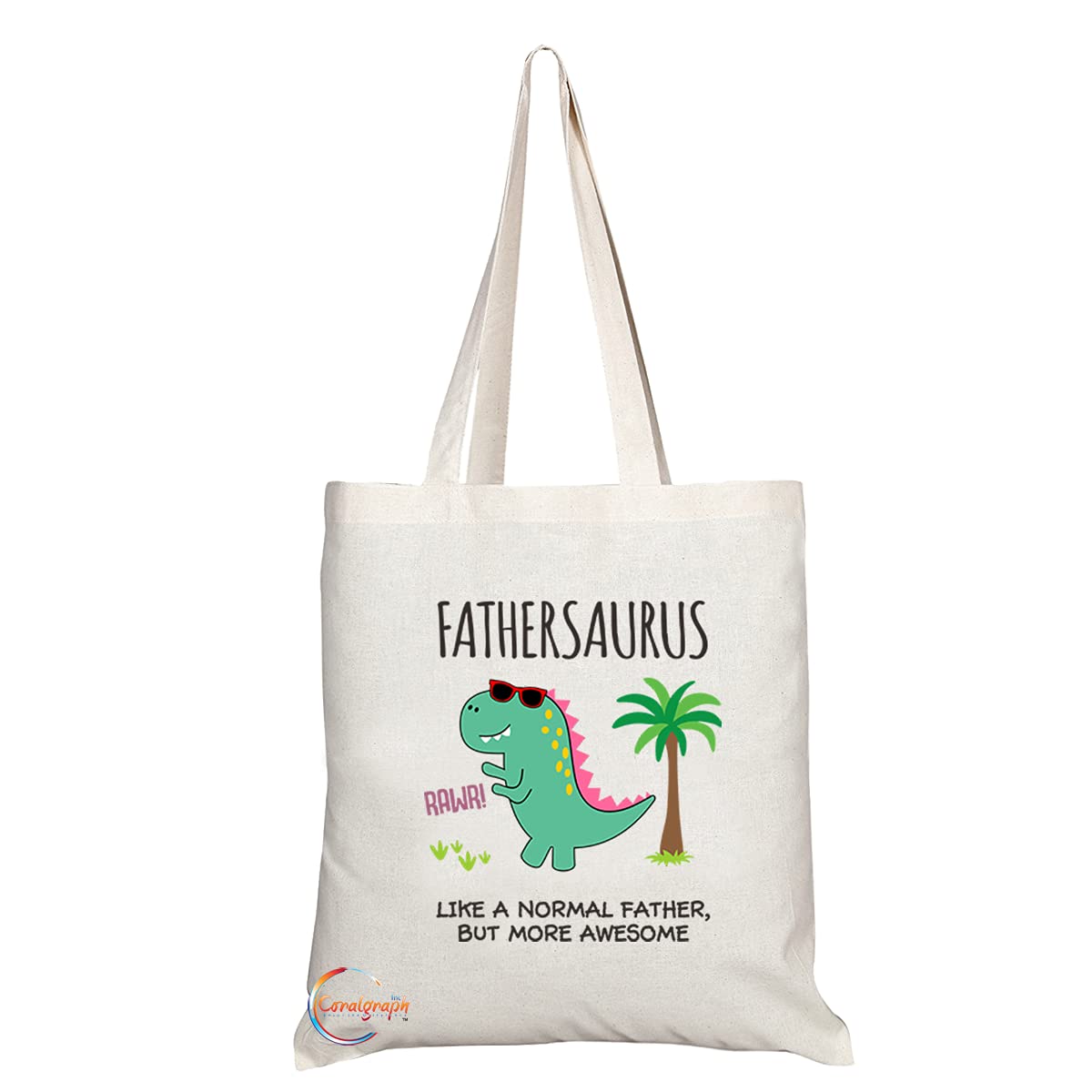TB1103 Big Fucking Mug Novelty Present Gift Printed Eco-Friendly Stylish Long Handled Tote Shoulder Bag