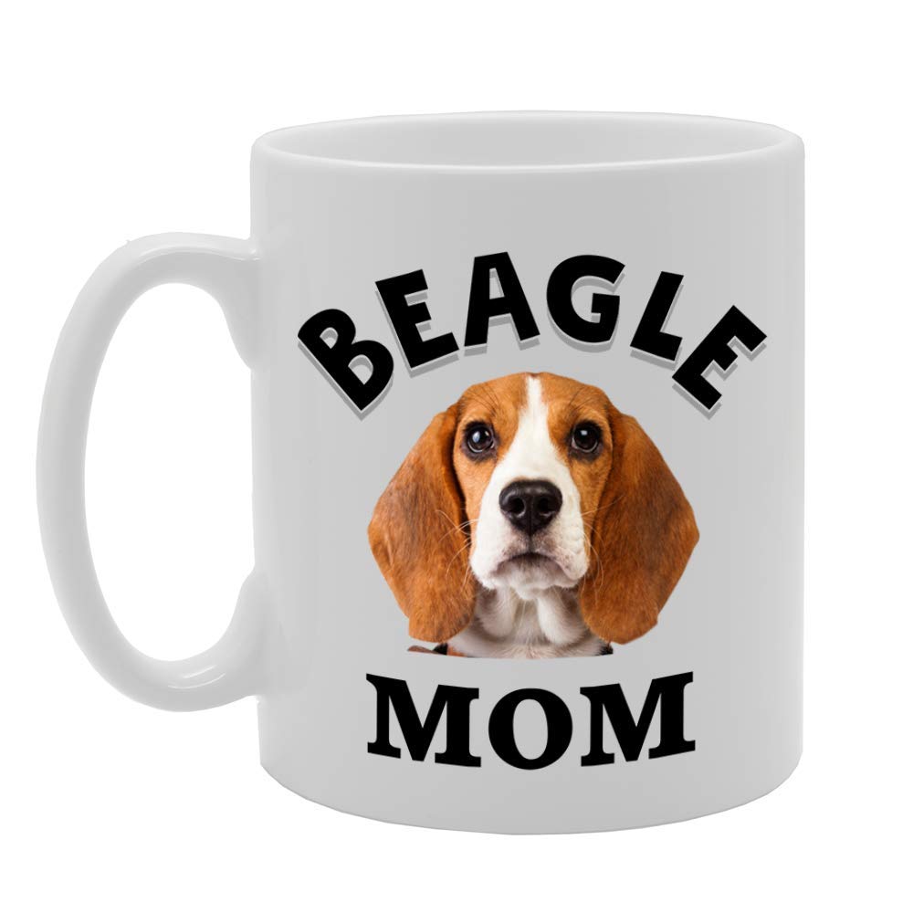 Beagle Mom   Printed Tea Coffee Ceramic  Mg4589 - Funny Printed Coffee Mug - Great Gift Idea