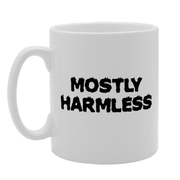 Mostly Harmless   Printed Tea Coffee Ceramic  Mg2532 - Funny Printed Coffee Mug - Great Gift Idea