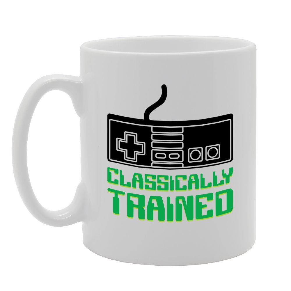 Classically Trained Vintage Funny    Printed Tea Coffee Ceramic  Mg1778 - Funny Printed Coffee Mug - Great Gift Idea