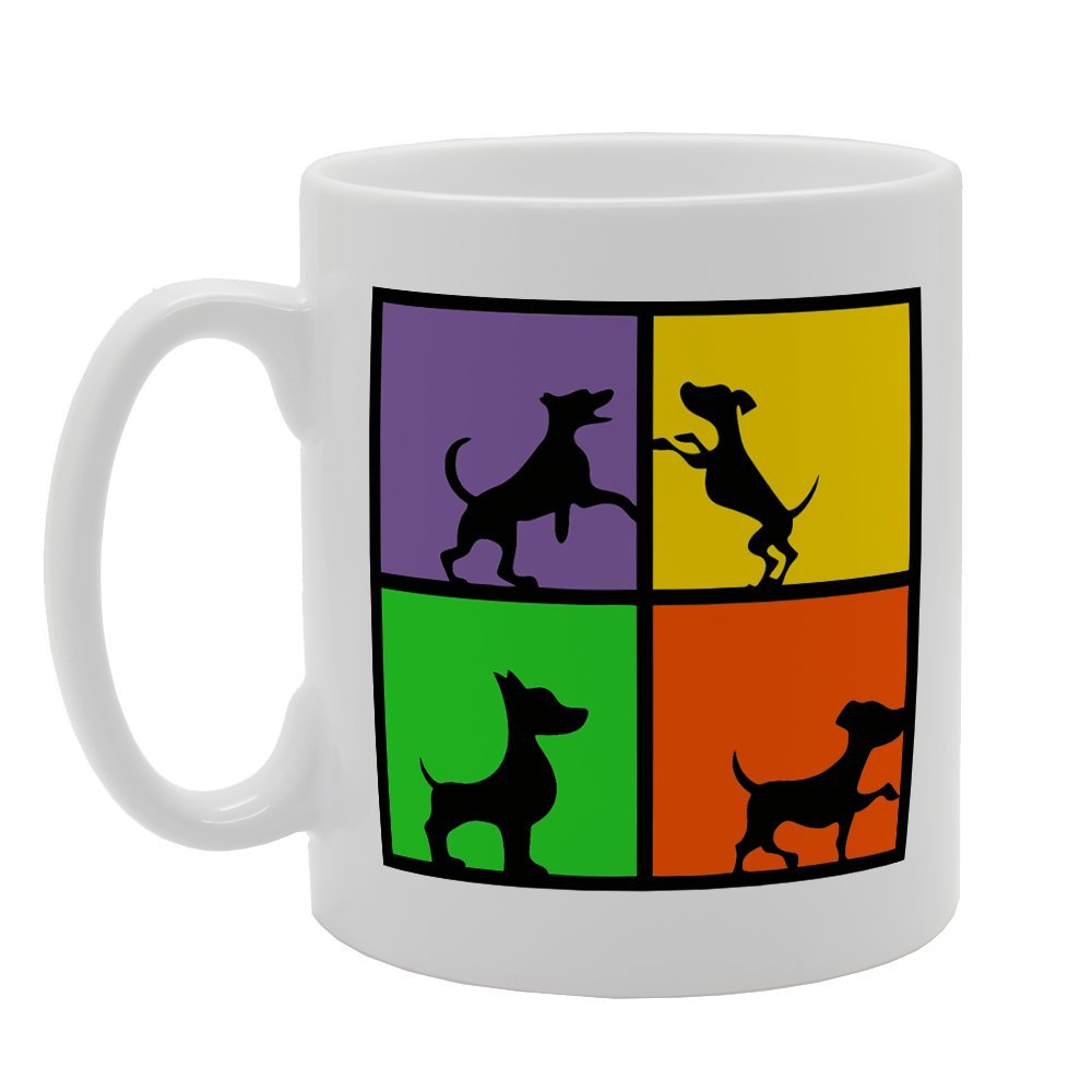 Dogs In The Boxes   Printed Tea Coffee Ceramic  Mg1463 - Funny Printed Coffee Mug - Great Gift Idea