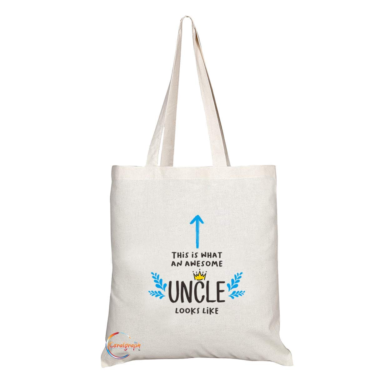 TB698 THiS is WHAT AN AWESOME UNCLE LOOKS LIKE Novelty Present Gift Printed Eco-Friendly Stylish Long Handled Tote Shoulder Bag
