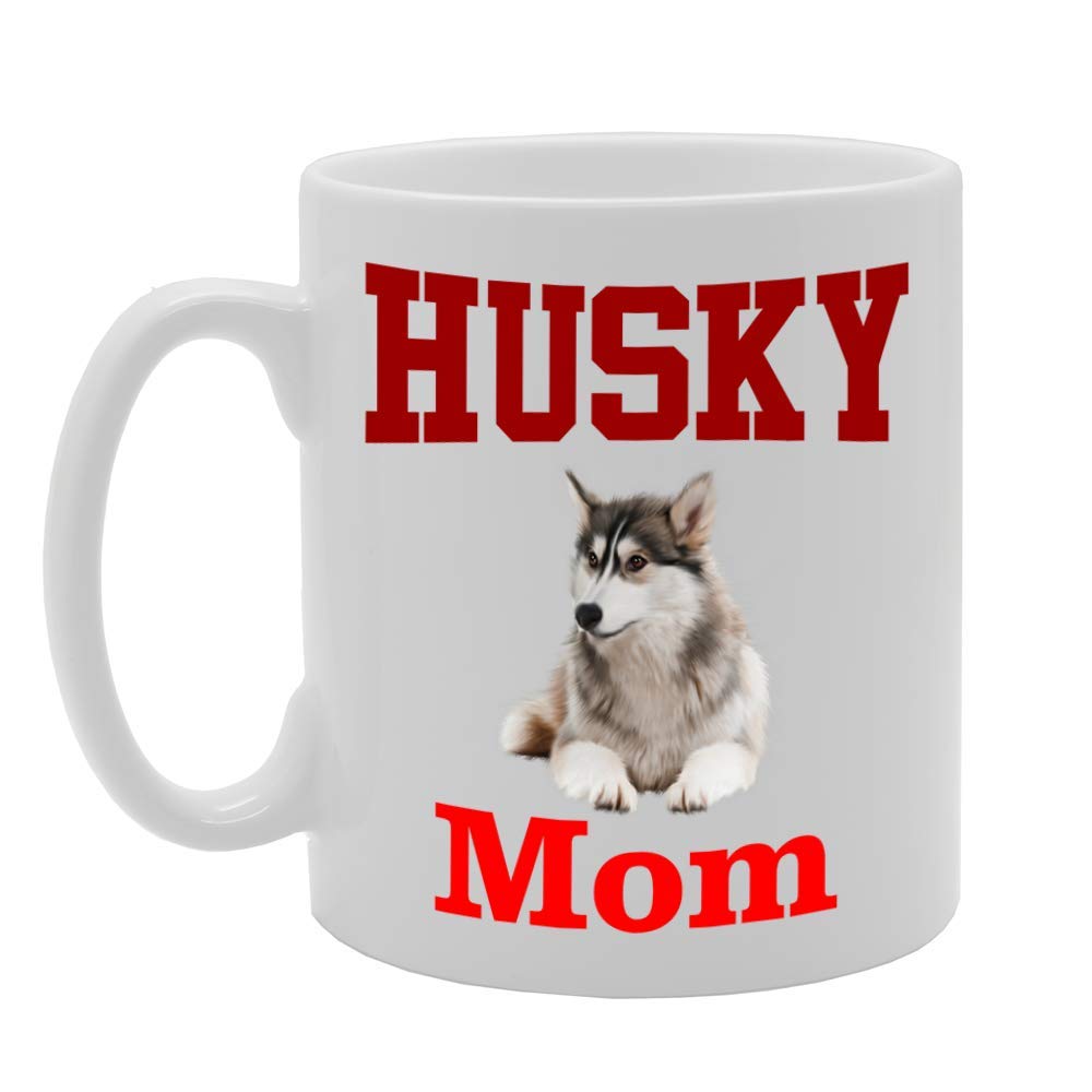 Husky Mom   Printed Tea Coffee Ceramic  Mg4592 - Funny Printed Coffee Mug - Great Gift Idea