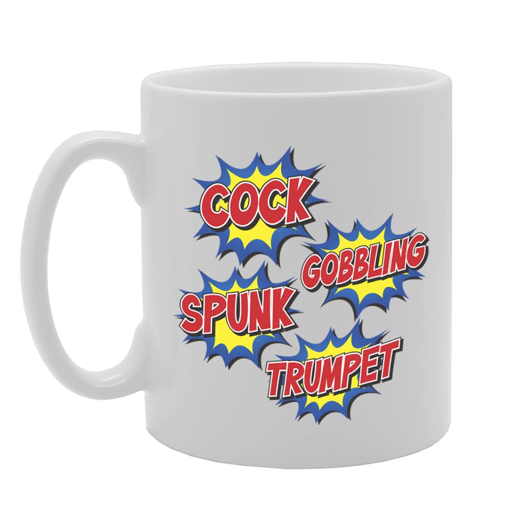 Cock Gobbling Spunk Trumpet   Printed Tea Coffee Ceramic  Mg5736 - Funny Printed Coffee Mug - Great Gift Idea