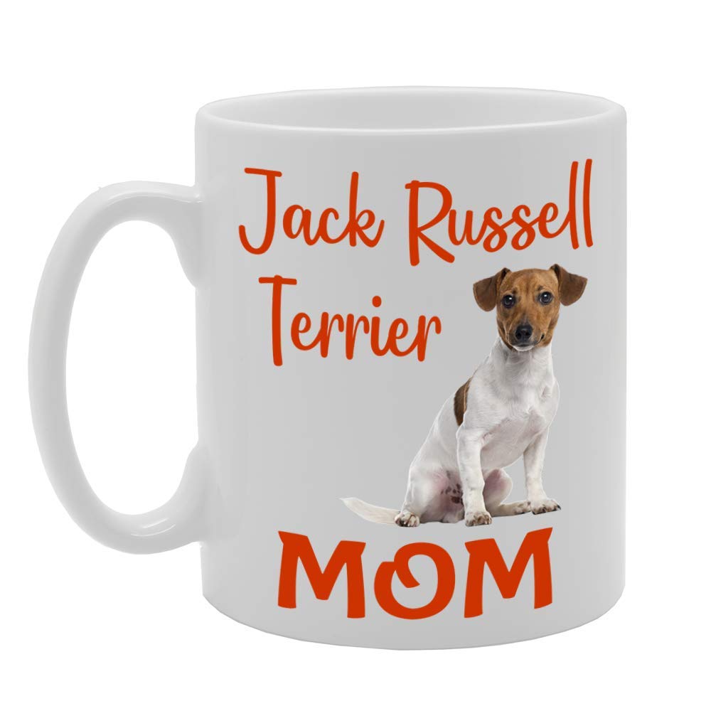 Jack Russell Terrier Mom   Printed Tea Coffee Ceramic  Mg4575 - Funny Printed Coffee Mug - Great Gift Idea