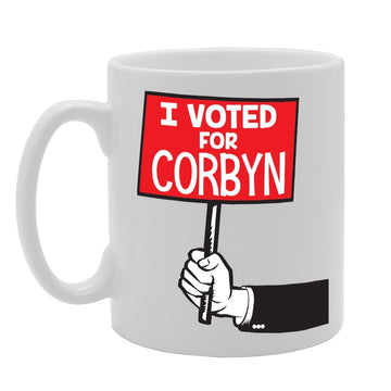 I Voted For Corbyn General Election Labour Party   Printed Tea Coffee Ceramic  Mg3880 - Funny Printed Coffee Mug - Great Gift Idea