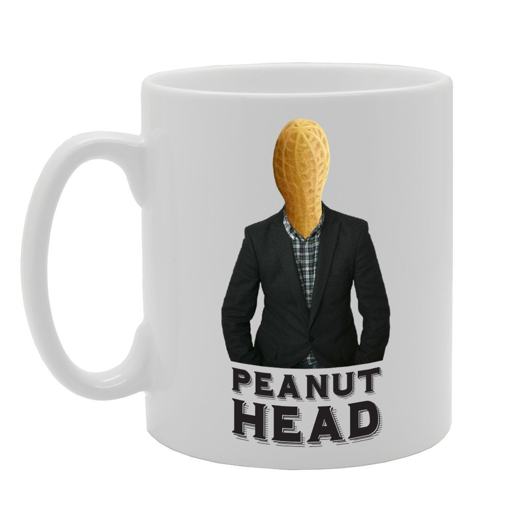 Peanut Head   Printed Tea Coffee Ceramic  Mg3431 - Funny Printed Coffee Mug - Great Gift Idea