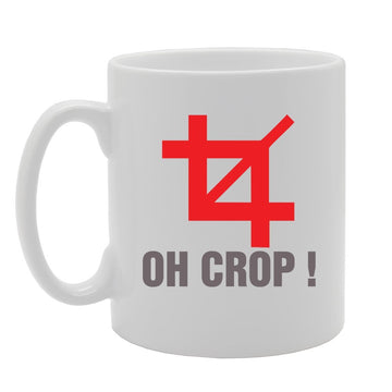 Oh Crop   Printed Tea Coffee Ceramic  Mg3527 - Funny Printed Coffee Mug - Great Gift Idea