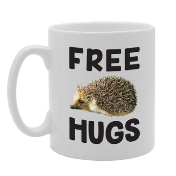 Free Hugs (A)   Printed Tea Coffee Ceramic  Mg3973 - Funny Printed Coffee Mug - Great Gift Idea