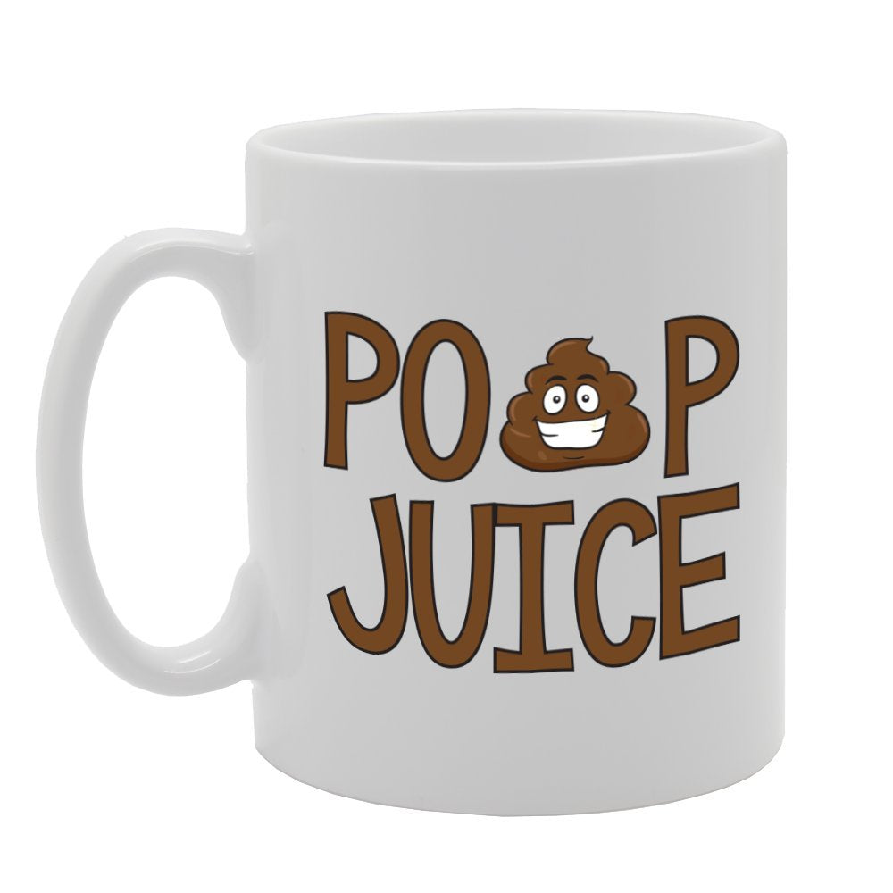 Poop Juice (B)   Printed Tea Coffee Ceramic  Mg3425 - Funny Printed Coffee Mug - Great Gift Idea