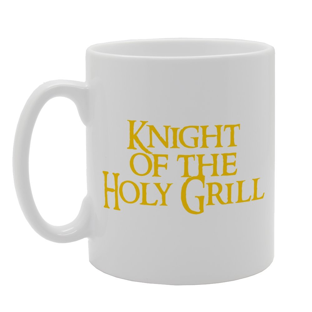 Knight Of The Holy Grill   Printed Tea Coffee Ceramic  Mg1917 - Funny Printed Coffee Mug - Great Gift Idea