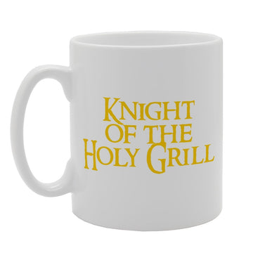 Knight Of The Holy Grill   Printed Tea Coffee Ceramic  Mg1917 - Funny Printed Coffee Mug - Great Gift Idea