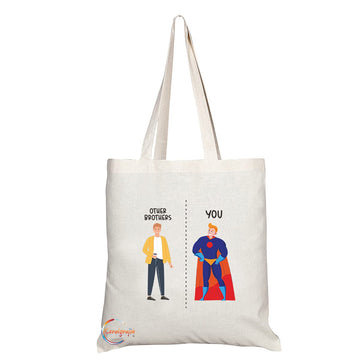 TB1273 Other Brothers Normal You Superbrother Novelty Present Gift Printed Eco-Friendly Stylish Long Handled Tote Shoulder Bag