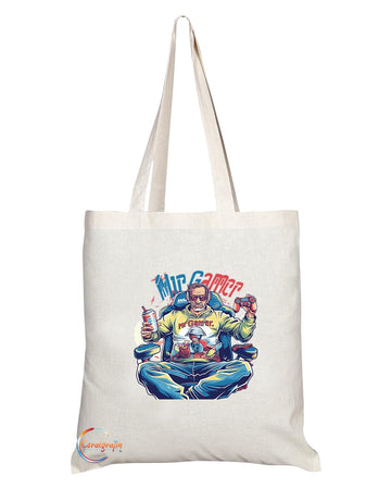 TB1990 Mr Gamer Tote Bag - Ideal for Gamers, eSports Enthusiasts, and Gaming Fans - Tote Bag with Cool Design