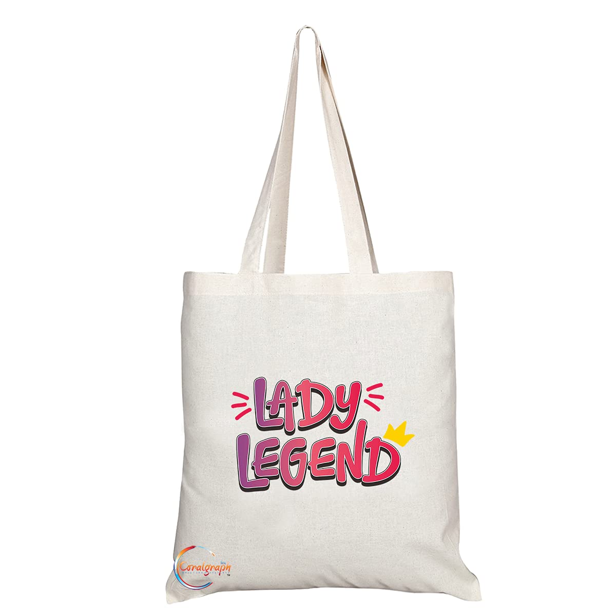 TB1455 Lady Legend Novelty Present Gift Printed Eco-Friendly Stylish Long Handled Tote Shoulder Bag