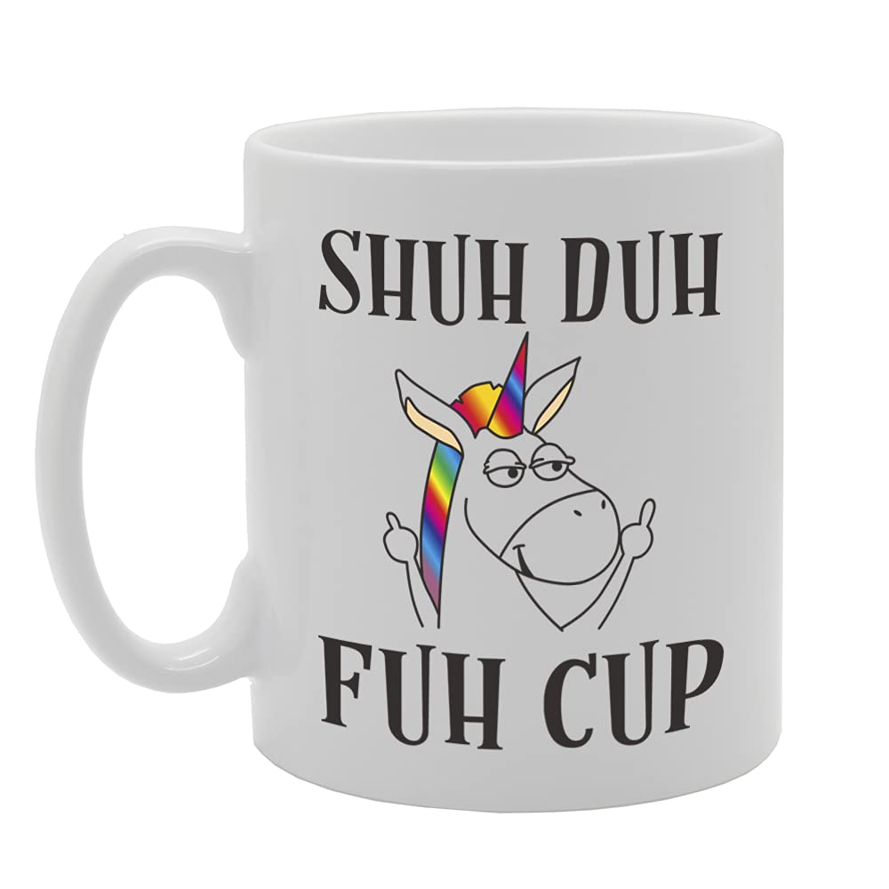 Shuh Duh Fuh Cup Tea   Printed Tea Coffee Ceramic  Mg5330 - Funny Printed Coffee Mug - Great Gift Idea