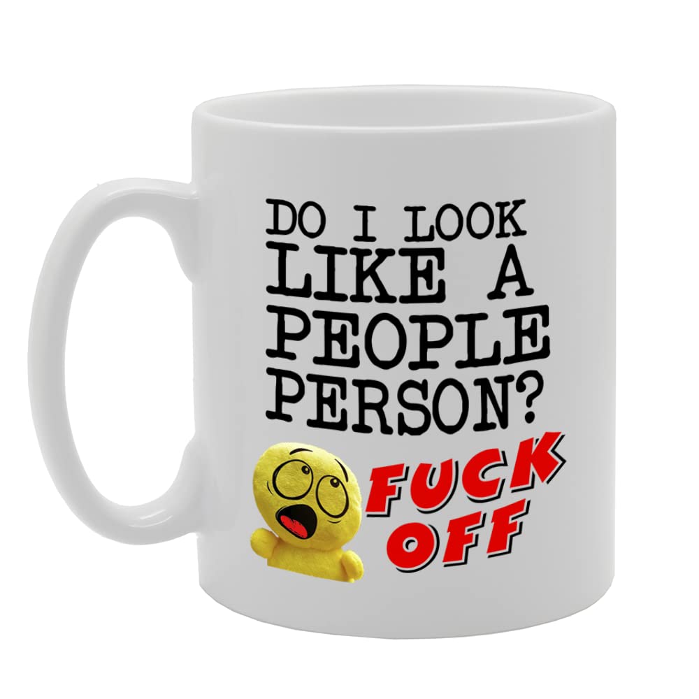 Do I Look Like A People Person   Printed Tea Coffee Ceramic  Mg5578 - Funny Printed Coffee Mug - Great Gift Idea