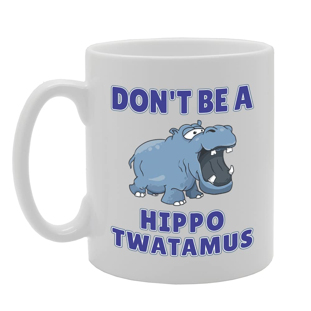 Hippo Twatamus   Printed Tea Coffee Ceramic  Mg5715 - Funny Printed Coffee Mug - Great Gift Idea