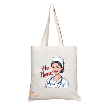 TB1772 Mr Nurse Tote Bag - Great for Male Nurses, Healthcare Workers, Medical Staff - Sustainable, Stylish, Long Handled, Durable and Reusable